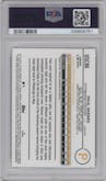 Paul Skenes from the 2024 Topps Chrome Update set graded by PSA and given an overall grade of 9.