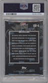 Victor Wembanyama from the 2023-24 Topps Now set graded by PSA and given an overall grade of 9.