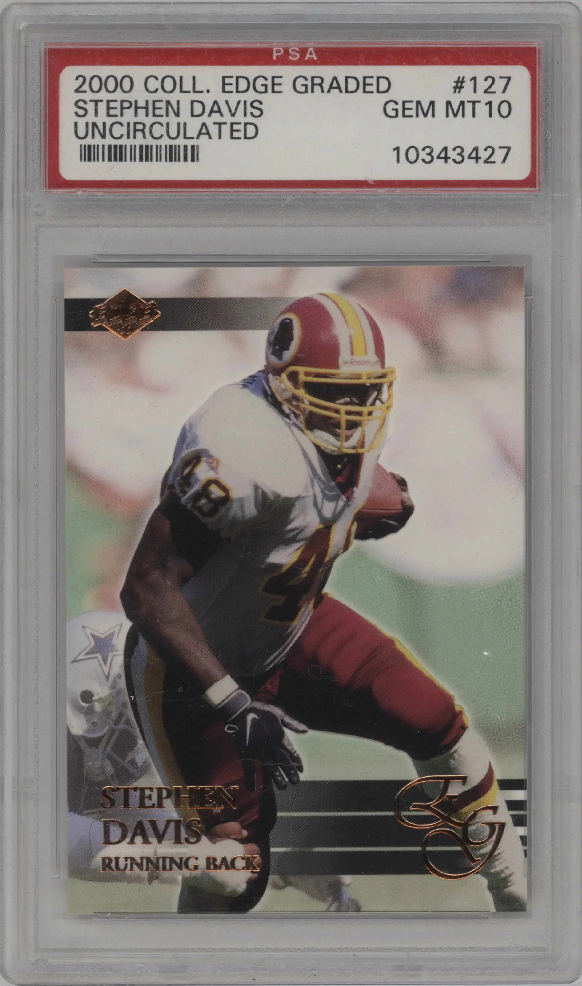 2000 Collector's Edge EG Stephen Davis Uncirculated PSA 10