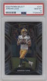 Jordan Love from the 2020 Panini Select set graded by PSA and given an overall grade of 10.