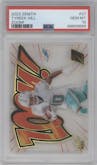 Tyreek Hill from the 2023 Panini Zenith set graded by PSA and given an overall grade of 10.