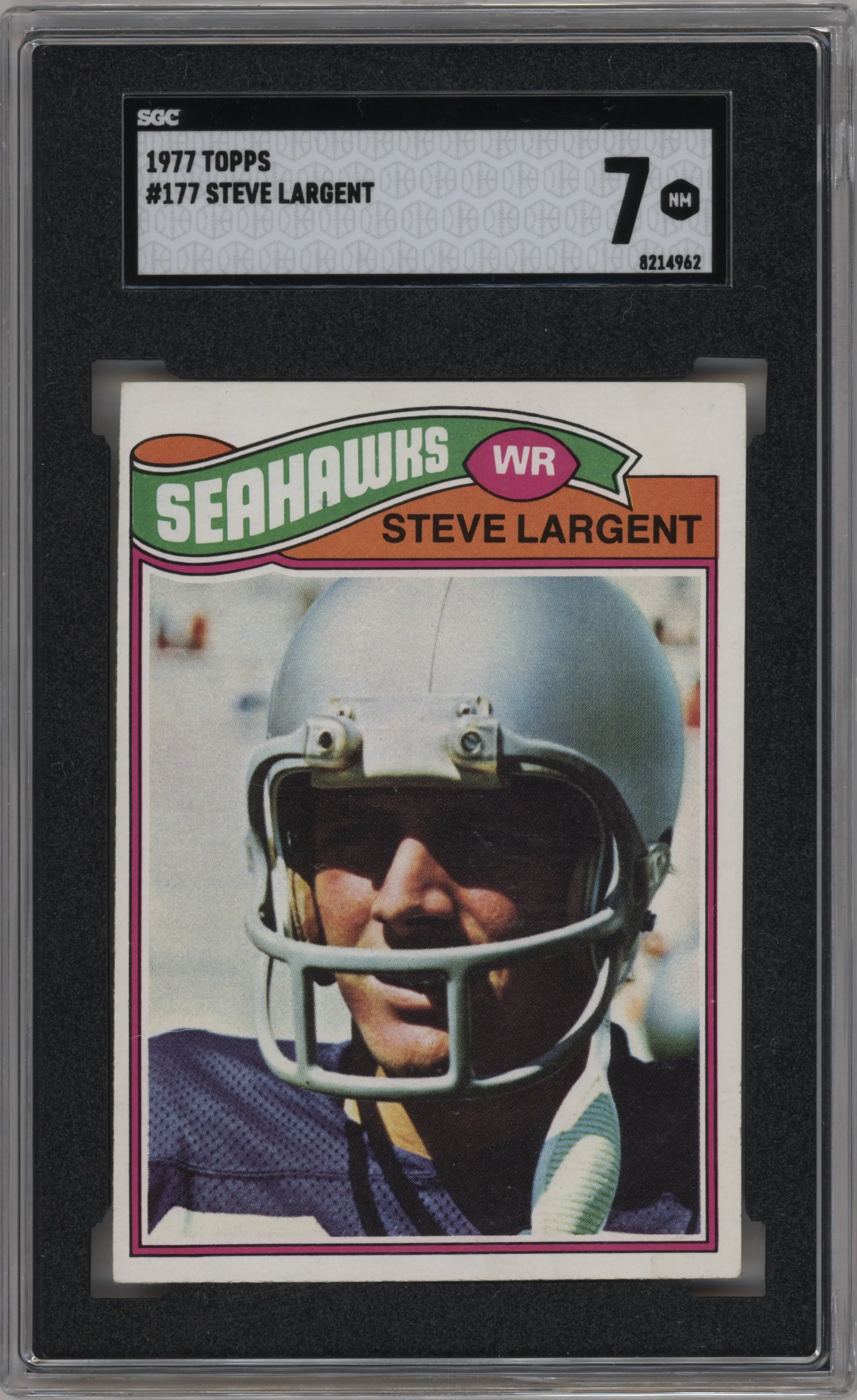 1977 Topps Steve Largent SGC 7
