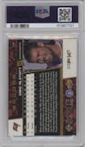 Mike Alstott from the 1998 Upper Deck Encore set featuring a F/X parallel graded by PSA and given an overall grade of 8.