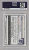 Bobby Witt Jr. from the 2020 Bowman set graded by PSA and given an overall grade of 9.