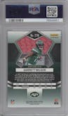 Garrett Wilson from the 2022 Panini Mosaic set featuring a Genesis parallel graded by PSA and given an overall grade of 10.