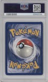 Kakuna from the 1999 Pokemon set graded by PSA and given an overall grade of 7.
