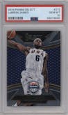 LeBron James from the 2014-15 Panini Select set graded by PSA and given an overall grade of 10.