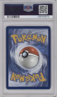 Pikachu ex from the 2024 Pokemon SV set graded by PSA and given an overall grade of 10.