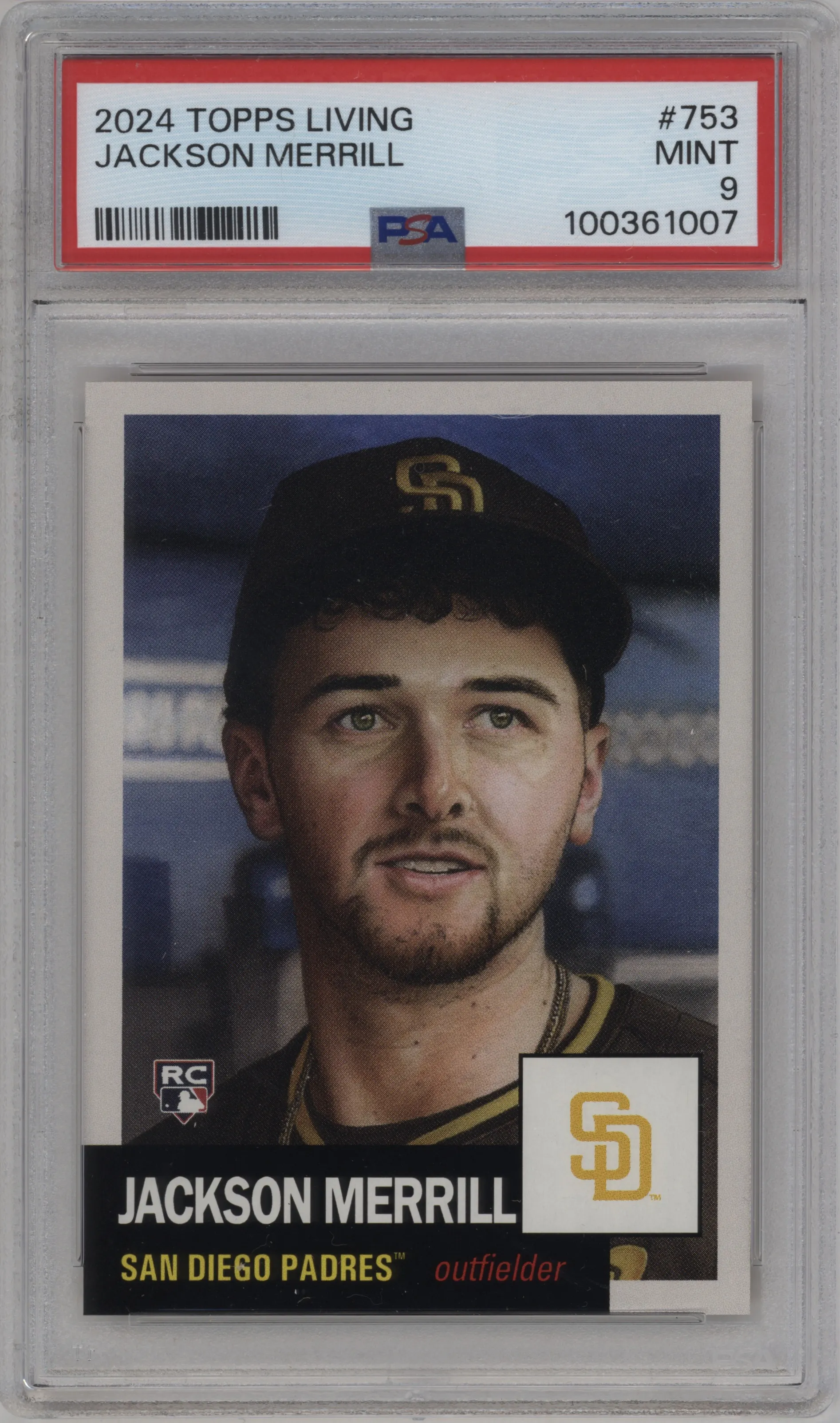 2021 Ultimate Topps Living Set 2024 Jackson Merrill PSA 9