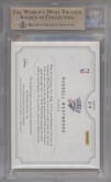 Russell Westbrook from the 2012-13 Panini National Treasures set featuring a Prime parallel graded by Beckett and given an overall grade of 9.5.