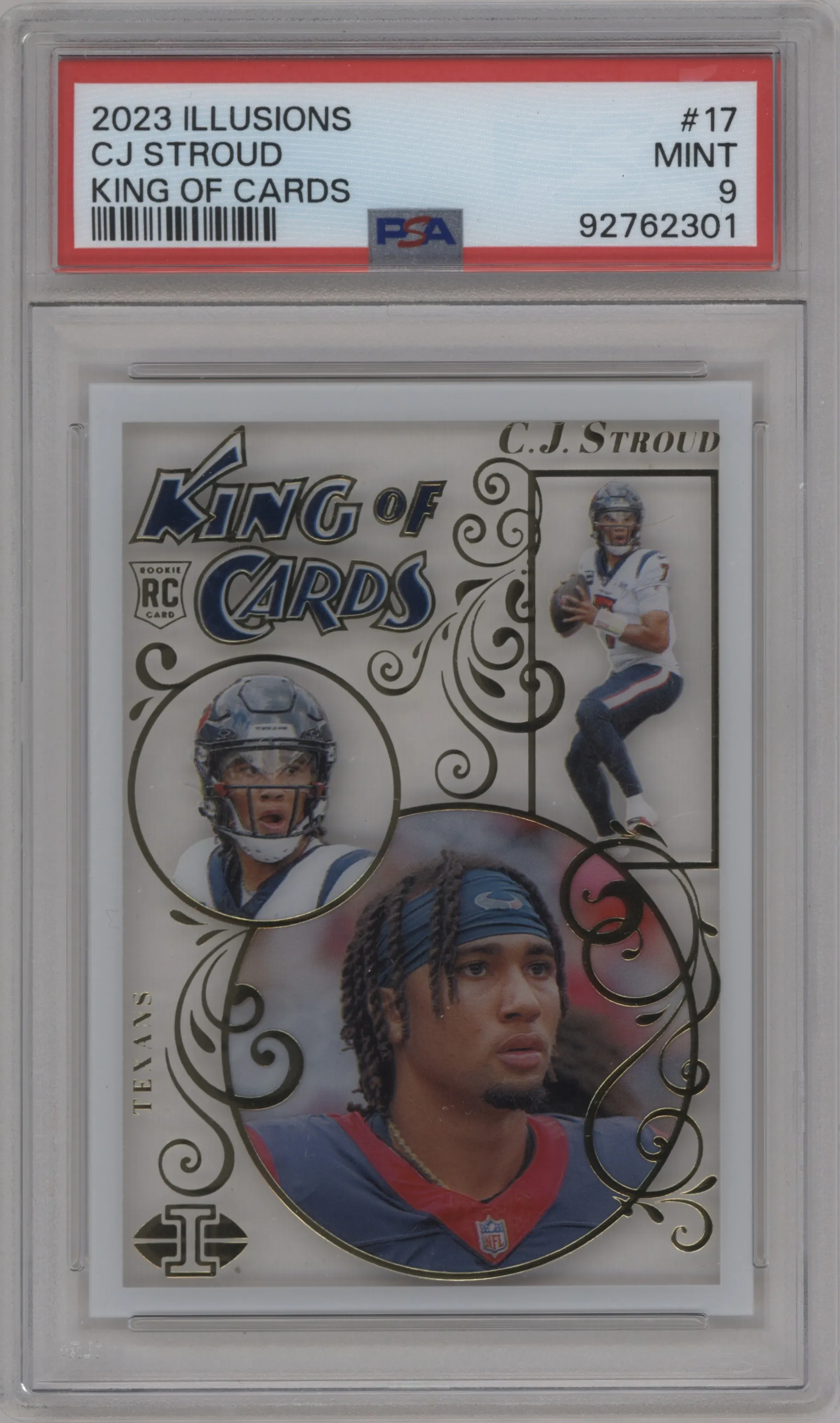 2023 Panini Illusions King of Cards C.J. Stroud PSA 9