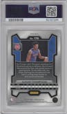Ausar Thompson from the 2023-24 Panini Prizm set featuring a Red Prizm parallel graded by PSA and given an overall grade of 10.
