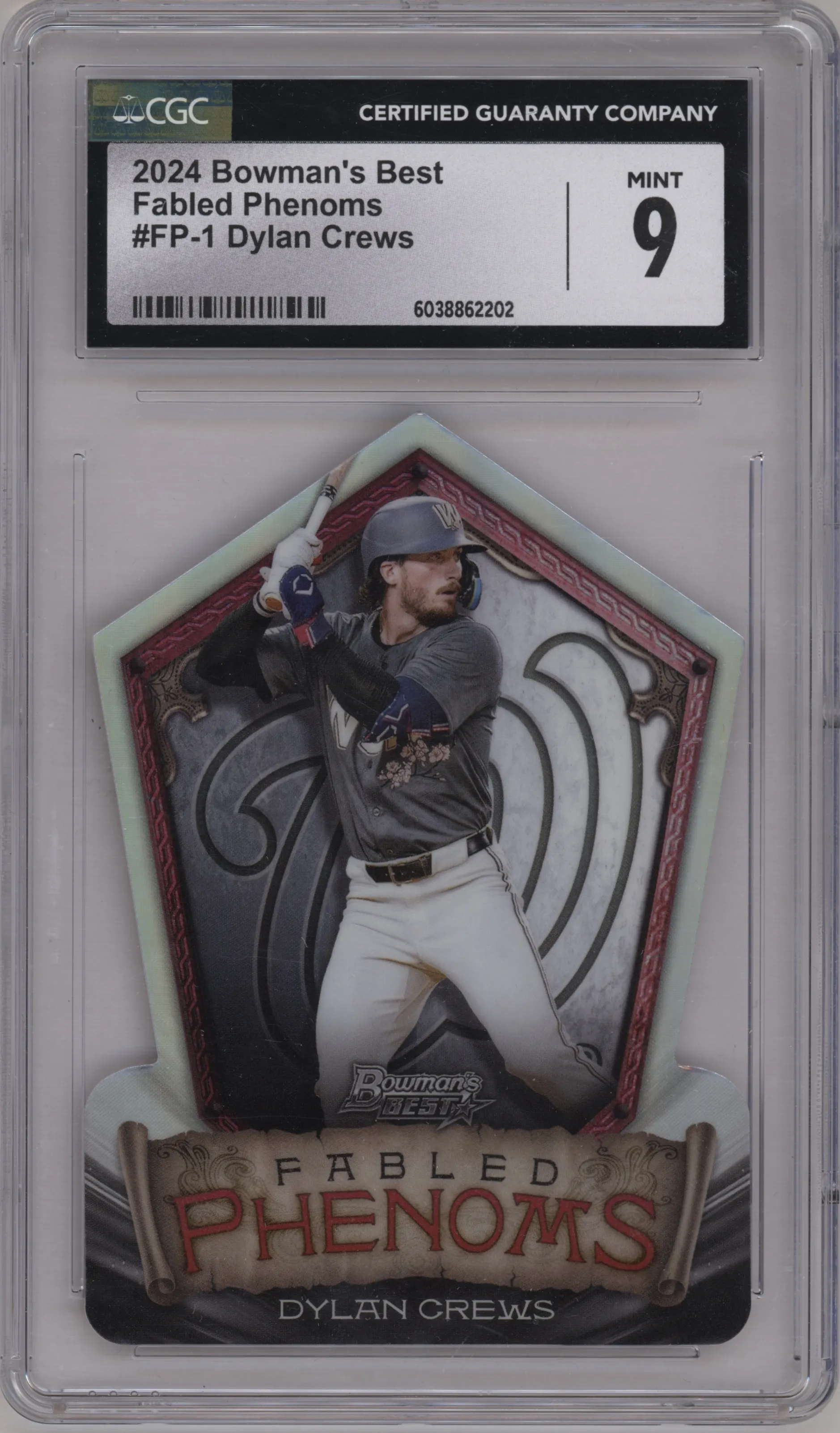 2024 Bowman's Best Fabled Phenoms Dylan Crews CGC 9