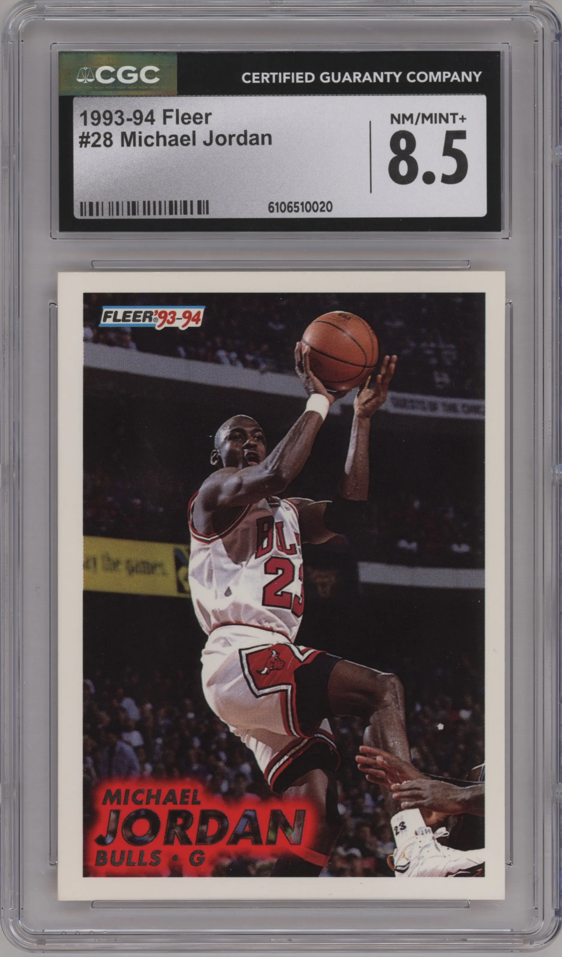 1993 Fleer Michael Jordan CGC 8.5