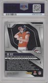 Bo Nix from the 2024 Panini Prizm set graded by PSA and given an overall grade of 9.