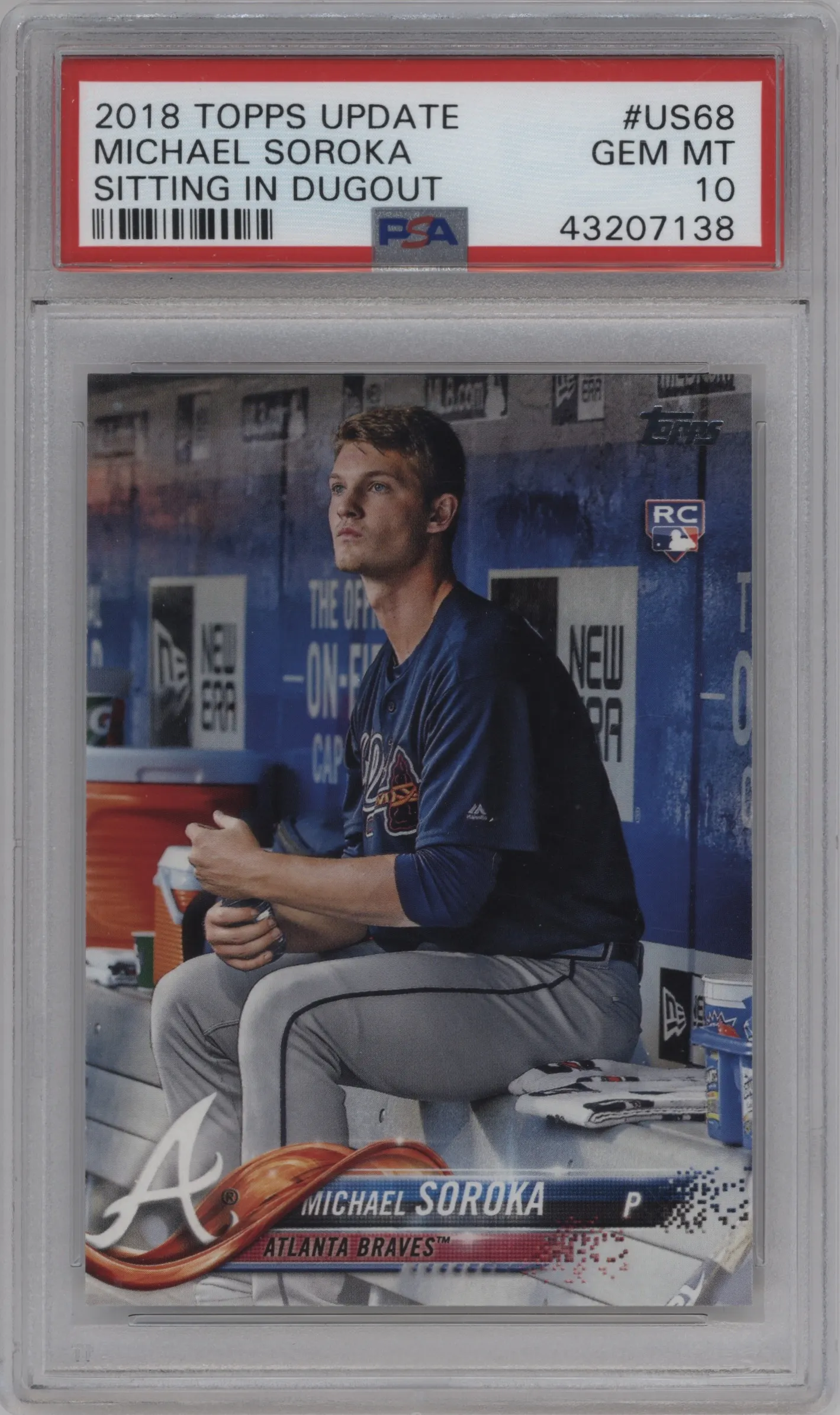 2018 Topps Update Variations Michael Soroka PSA 10