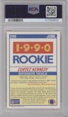 Cortez Kennedy from the 1990 Score set graded by PSA and given an overall grade of 10.