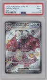 Charizard ex from the 2023 Pokemon SV JPN set graded by PSA and given an overall grade of 9.