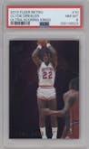 Clyde Drexler  from the 2013-14 Fleer Retro set graded by PSA and given an overall grade of 8.