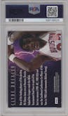 Clyde Drexler  from the 2013-14 Fleer Retro set graded by PSA and given an overall grade of 8.