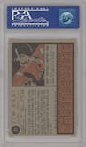 Jim Kaat from the 1962 Topps set graded by PSA and given an overall grade of 8.