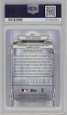 Pete Alonso from the 2019 Bowman Sterling set graded by PSA and given an overall grade of 10.
