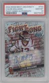 Caleb Williams from the 2022-23 Bowman’s Best University  set graded by PSA and given an overall grade of 10.