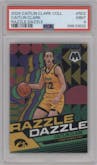 Caitlin Clark from the 2024 Panini Caitlin Clark Collection set graded by PSA and given an overall grade of 9.