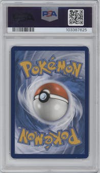 Charizard ex from the 2024 Pokemon SV set graded by PSA and given an overall grade of 9.