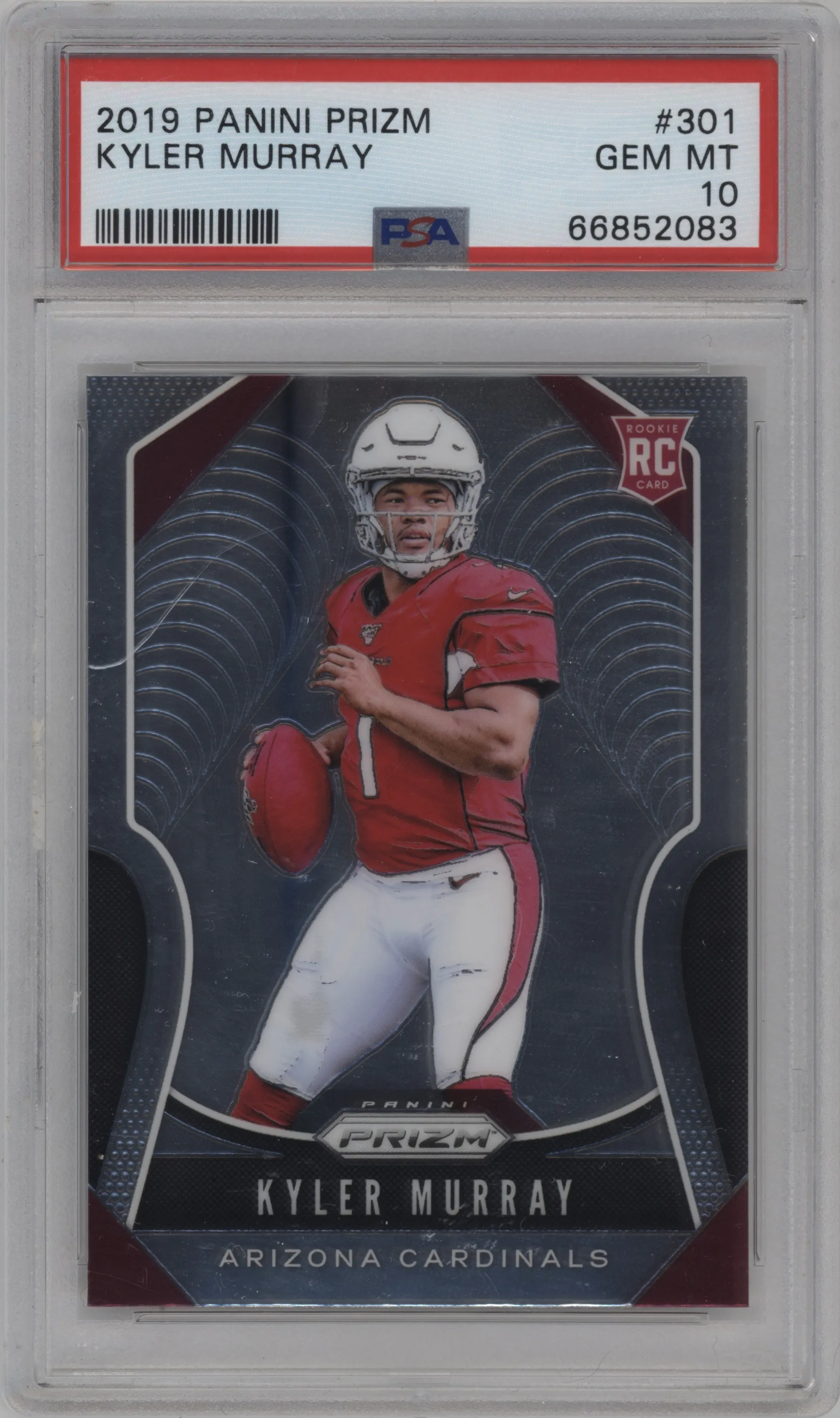 2019 Panini Prizm Kyler Murray #301 PSA 10