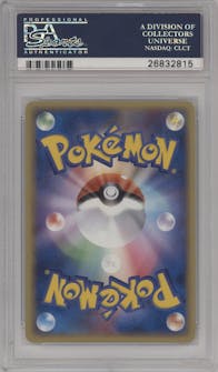 Blissey EX from the 2005 Pokemon JPN set graded by PSA and given an overall grade of 10.
