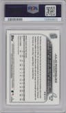 Julio Rodriguez from the 2022 Topps Chrome Update set graded by PSA and given an overall grade of 10.