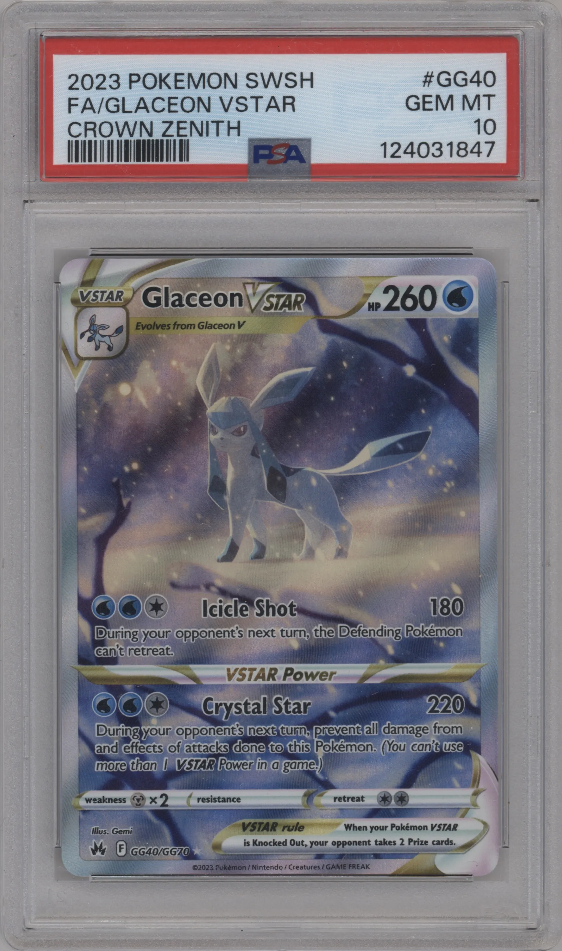 Glaceon Vstar