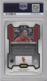 DeMar DeRozan from the 2024 Panini Prizm Draft Picks set featuring a Gold parallel graded by PSA and given an overall grade of 10.