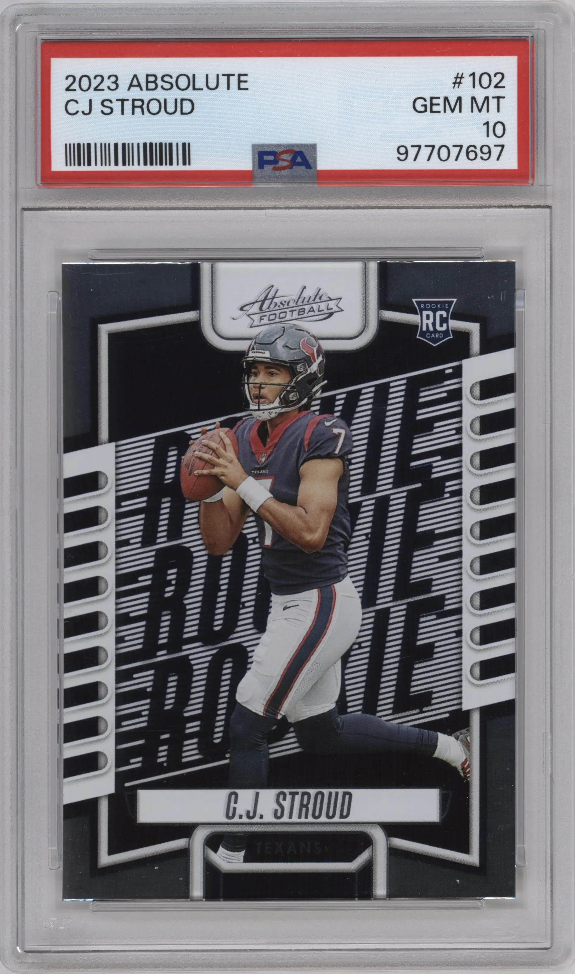 2023 Panini Absolute Rookies C.J. Stroud PSA 10