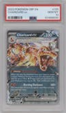 Charizard EX from the 2023 Pokemon SV set graded by PSA and given an overall grade of 10.