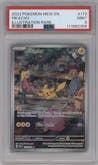 Pikachu from the 2023 Pokemon SV set graded by PSA and given an overall grade of 9.