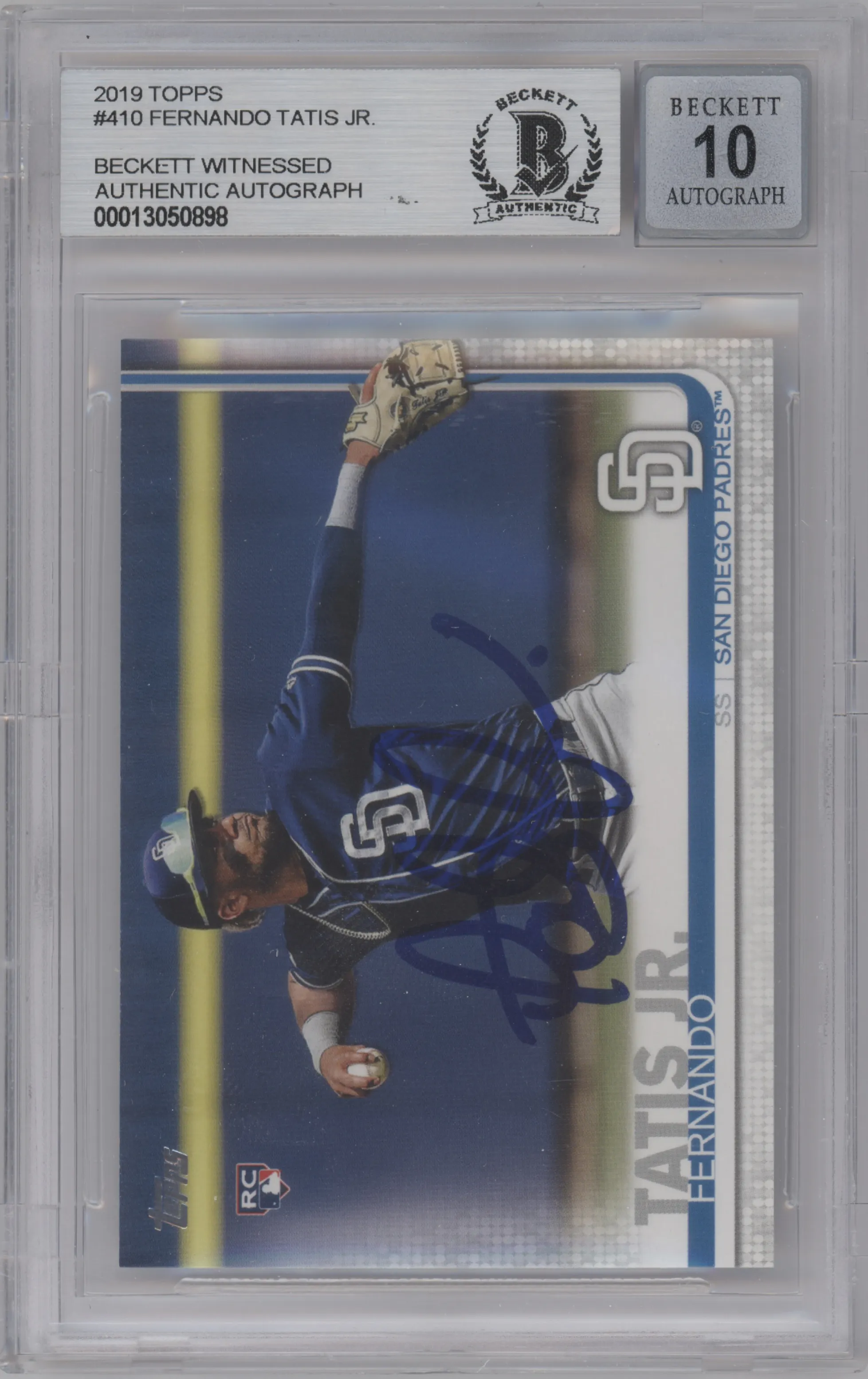 2019 Topps Series 2 Fernando Tatis Jr. BGS AUTHENTIC BGS