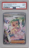 Lisia's Appeal from the 2024 Pokemon SV set graded by PSA and given an overall grade of 9.