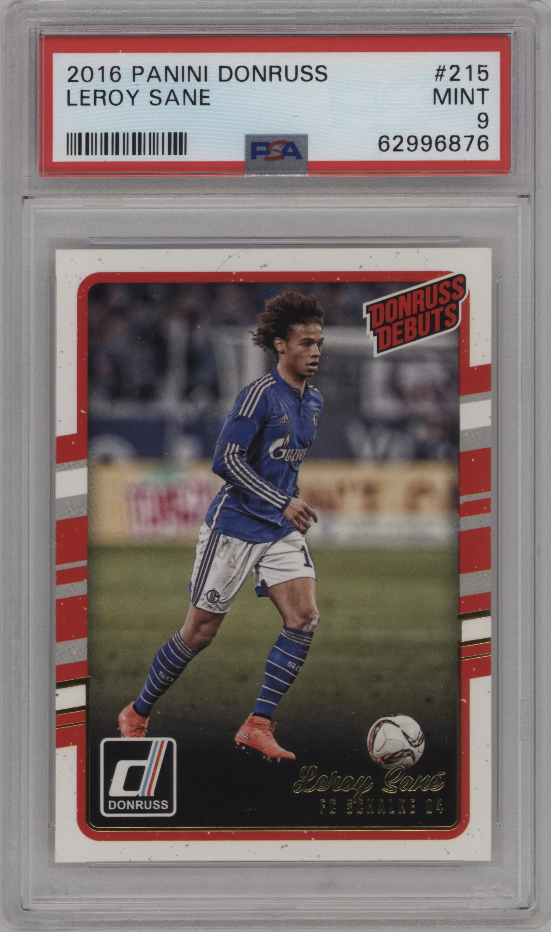 2016 Panini Donruss Debuts Leroy Sane PSA 9