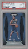 Donovan Mitchell from the 2017-18 Panini Prizm  set featuring a Blue Prizm  parallel graded by PSA and given an overall grade of 10.