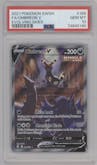 Umbreon V from the 2021 Pokemon SWSH set graded by PSA and given an overall grade of 10.