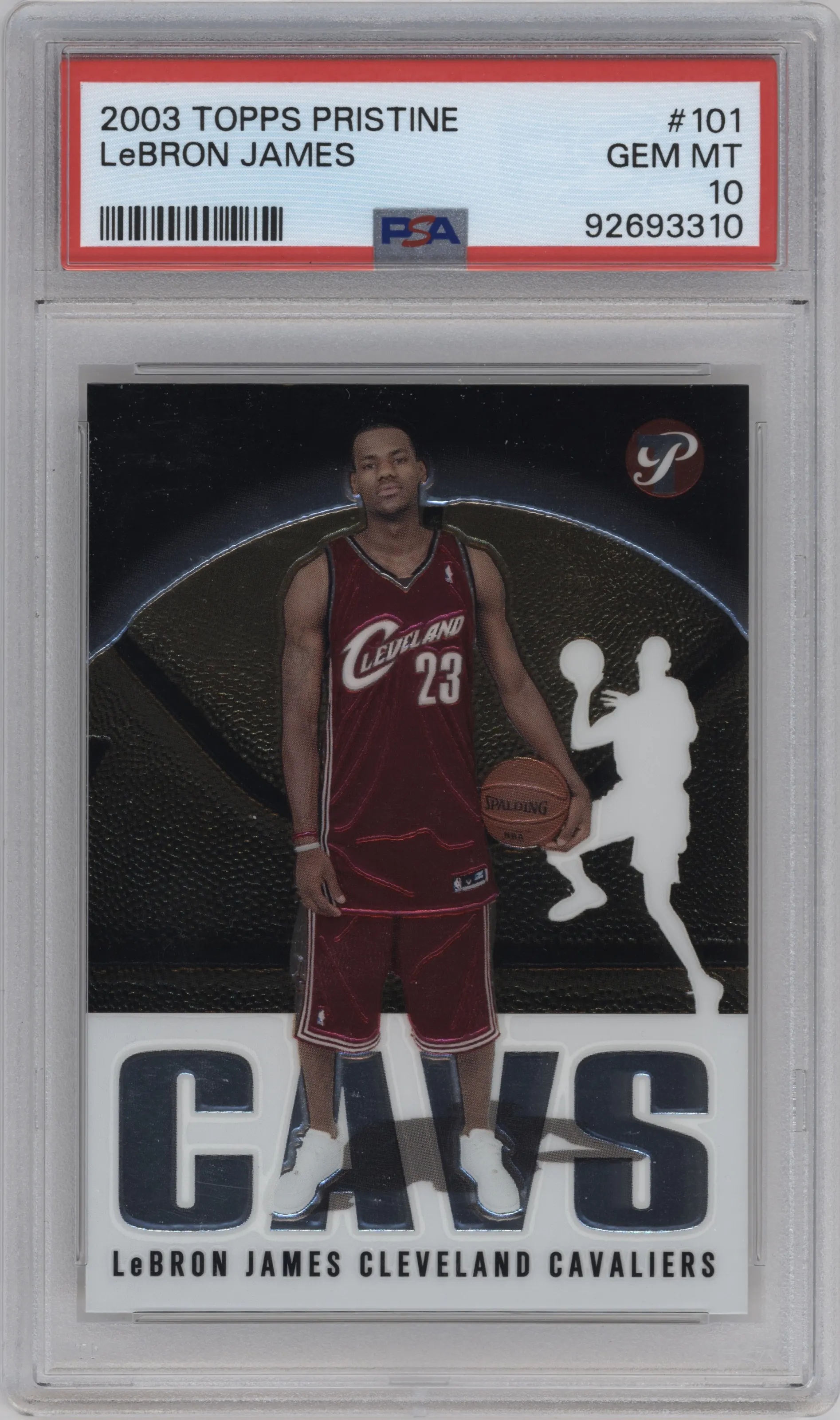 2003 Topps Pristine LeBron James #101 PSA 10