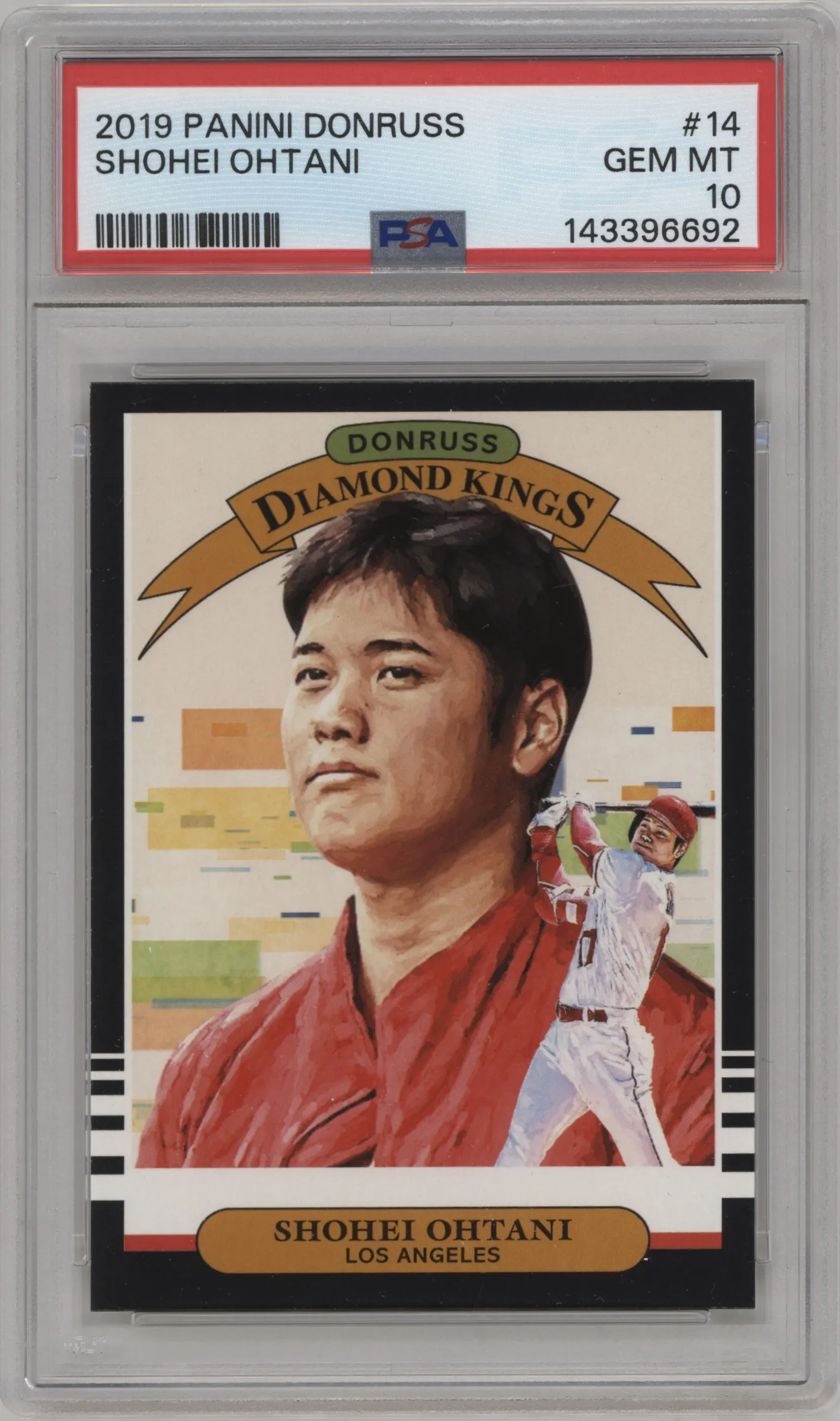 2019 Donruss Diamond Kings Shohei Ohtani #14 PSA 10