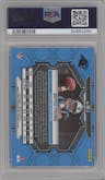 Bryce Young from the 2023 Panini Mosaic set featuring a Reactive Yellow parallel graded by PSA and given an overall grade of 9.
