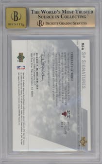 Michael Jordan from the 2003-04 SP Authentic set graded by Beckett and given an overall grade of 9.5.