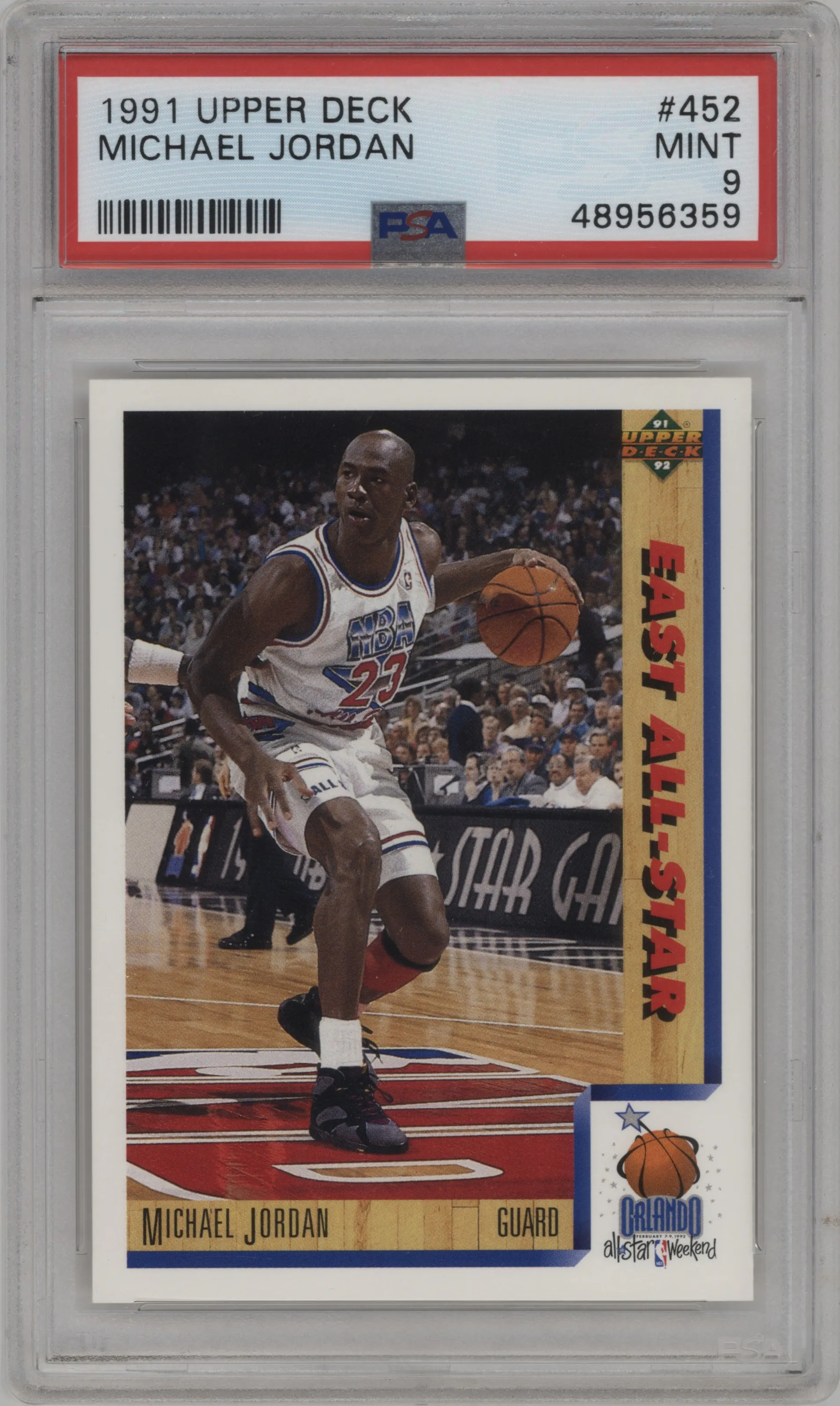 1991 Upper Deck Michael Jordan PSA 9