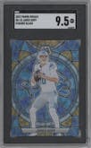 Jared Goff from the 2023 Panini Mosaic set graded by SGC and given an overall grade of 9.5.