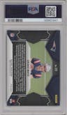 Drake Maye from the 2024 Panini Mosaic set featuring a Green Mosaic parallel graded by PSA and given an overall grade of 10.