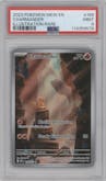 Charmander from the 2023 Pokemon SV set graded by PSA and given an overall grade of 9.